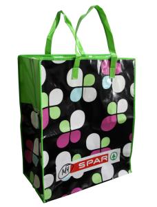 China Foldable PP Woven Shopping Bags Full Color Printing For Brand Promotion factory