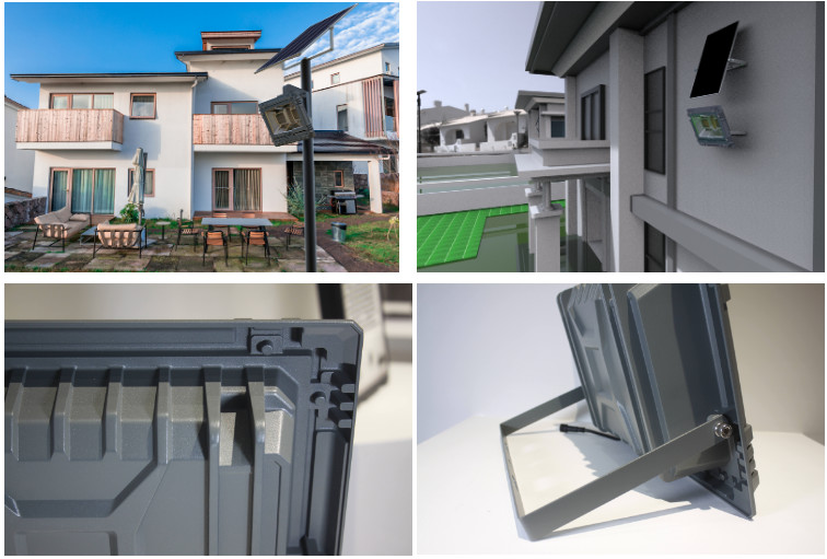 200W HIGH CLASS Patent Design High Power Waterproof Outdoor Solar Powered LED Flood Light