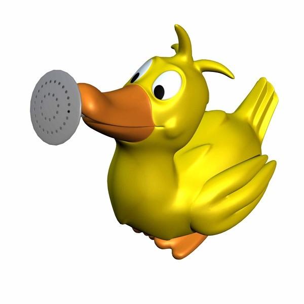 BPA Free Vinyl Squeezing Rubber Ducks / Elephant Children'S Bath Toys Shower