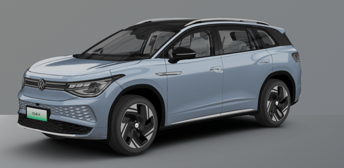 2024 vw ID-6-x Pure Long Range Electric Car Large Space SUV with Front 1 Rear 1 Radar