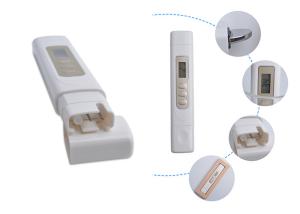 China Pen Water TDS Meter Filter Purity , White Dissolved Solids Meter 0 ~ 4999 Ppm factory