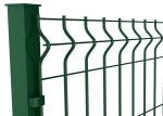3 Folds 3d Curved Wire Mesh Fence Green Pvc Coated Welded