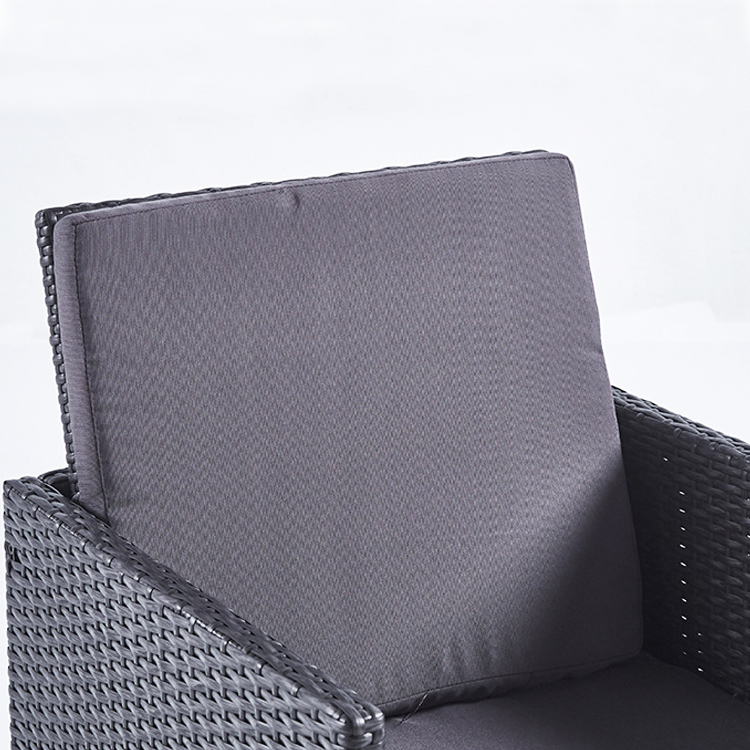 PE Rattan High Back Sofa Chair Set for Outdoor Indoor Patio Garden Balcony Pool Beach