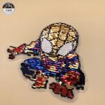 Eco Friendly Material Embroidery Designs Patches With Flip / Flat / Printing