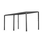 1.5mm 3.0mm Outdoor Aluminium Pergola With 64pc Louvre blade