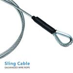 Steel Grade Stainless Steel Zipper Sling Wire Rope 8/11/14 ' 3/16