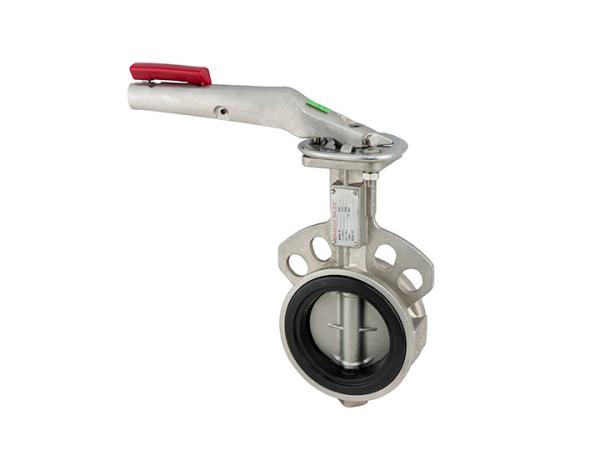 API 609 6 Inch Hand Gear Operated Wafer Lug Type Stainless Steel DN100 Butterfly