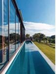 Factory price PVB clear safety sheet tempered laminated glass for building