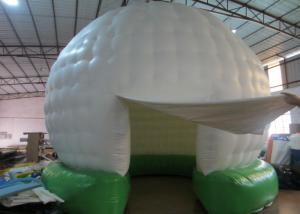 China White inflatable dome tent bouncer / new design inflatable tent house for sale factory
