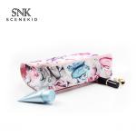 Shake Proof Women Floral Polyester Cosmetic Makeup Bag
