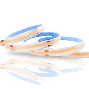 China FOB COB Outdoor Waterproof LED Strip Light 5M / Roll High Voltage No LED Dot factory