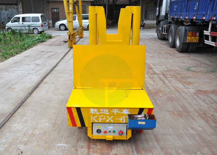 50t Hydraulic Lifting Battery Power Scrap Transfer Cart With Dumping Device
