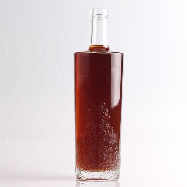 Uso de Vodka Las Mejores Botellas de Ron de Whisky Transparentes de 50 cl con
