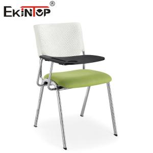 Professional Training Room Chair With Convenient Writing Pad Modern Style