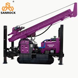 China 350m Depth Crawler Water Well Drilling Rig Hydraulic Portable Water Well Drill Machine factory