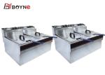 Fried Chicken Fast Food Restaurant Electric Fryer Double Tank