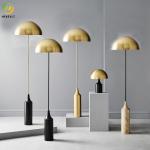 Modern Design Metal Base Semicircle Floor Standing Lamps For Living Room Bedroom