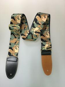 China Polyester Personalized Guitar Straps , Custom Girls Guitar Strap Nice Looking factory