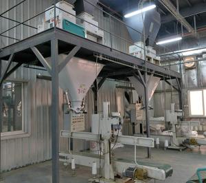 China Modern Auto Poultry Feed Production Line 3.5-6.5mm Pig Feed Making Machine factory