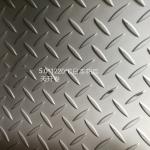 SUS304 Gray Metal Stainless Steel Plates With Diamond Pattern Garden Decoration