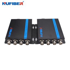 China Fiber Video Converter 4CH BNC to Fiber Transmitter Receiver FO to Coaxial Extender factory