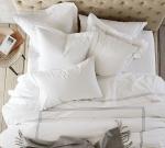 HotelHome 100% Cotton Embroidered Duvet Cover Bedding Set 4 Piece Single Double