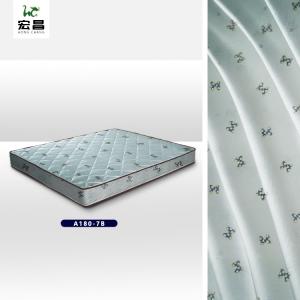 China RoHS 80gsm Mattress Quilting Fabric Color Pattern On White Background factory