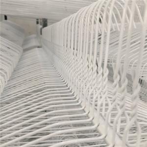 China Disposable Commercial Coated Wire Hangers For Dry Cleaner Heavier Clothing factory