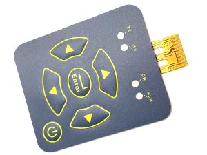 China Raim Embossing Metal Dome Backlit Membrane Switch Energy Saving For Siemens factory