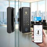 Dc 12v / 24v Power Supply Smart Glass Door Lock For Iron Door Types