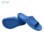 ESD SPU candal cleanroom Antistatic Blue PVC Slippers