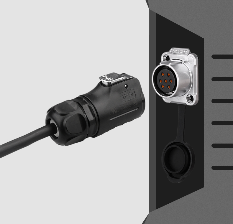 CNLINKO Connector Manufacturer M20 Industry Waterproof IP68 Musical Instruments 7 Pin Signal Cable Connector