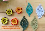 white flower Embroidery Lace patch motif applique trim headband hair bow garment