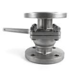 PN16 Full Port 1 / 2inch 2PC Flanged Casting Ball Valve