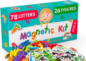 China Customized Design EVA Foam Fridge Magnet Alphabets Numbers Set for Preschool Learning factory
