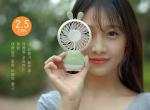 Handy desk led light fan / mini battery operated pocket fan for kids