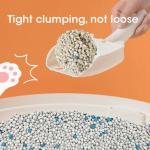 Pet Products Clumping Water Absorption Dust Free Bentonite Cat Litter 0.8-3.8mm