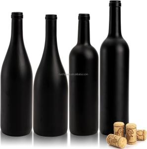 China Empty Glass Bottle for Vodka Gin Rum Whiskey Coffee Liquor 100ml 375ml 500ml 750ml factory