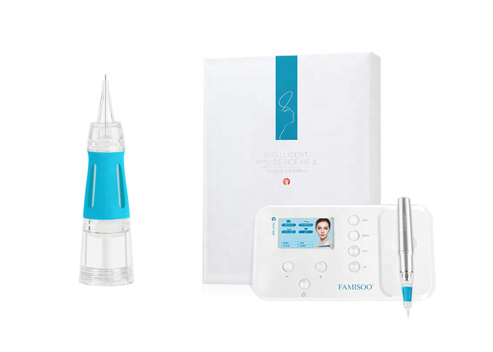 ABS Permanent Makeup Eyebrow Tattoo Machine With Silicone Tips Needles