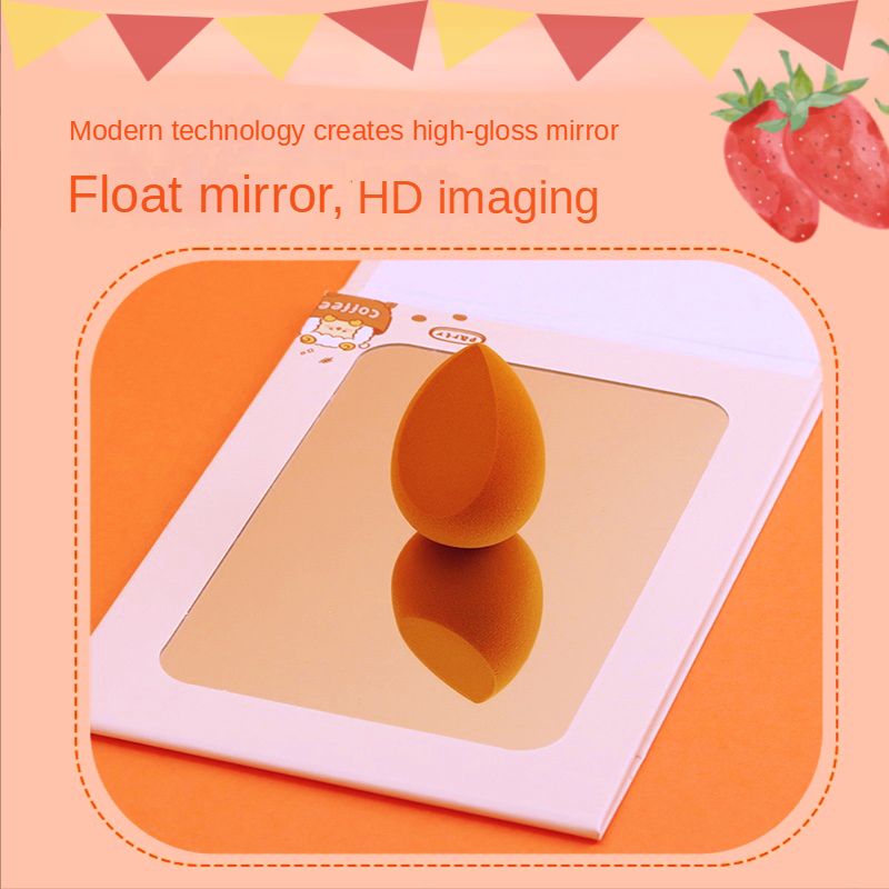 Modern Style Square Pocket Circle Compact Mini Cosmetic Mirror for Everyday Occasions
