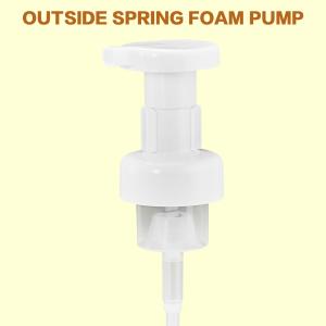 China colourful PP 43mm Foam Pump Addition To Personal Care Products factory