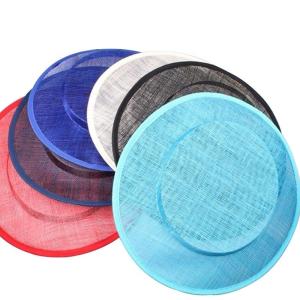 China Graduation Hat Decoration Sinamay Fascinator Hat Base For A Chic Look factory