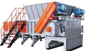 China Heavy Single Shaft Polystyrene Plastic Recycling Shredder factory