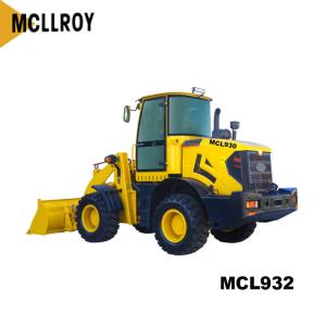 China Hydraulic 2 Ton Wheel Loader , Compact Mini Loaders 1350mm Dump Reach factory
