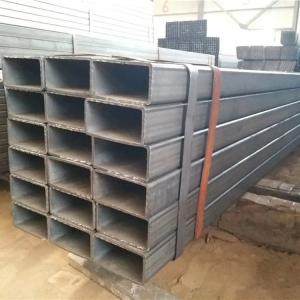 Q345E Black grey Square Rectangular Seamless Steel Pipes