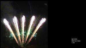 China 1.3g Un0335 / 1.4g Un0336 90 Shots Professional Pyrotechnics Fireworks factory