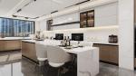 Extra Large Countertop White Kitchen Cabinet Good Elegance And Functionality