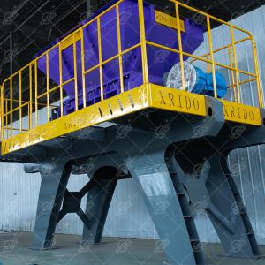 Xrido Industrial Metal Shredder for Stainless Steel Aluminum Scrap