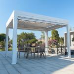 Villa Garden Leisure Shading Outdoor Aluminium Pergola With Louvered Roof