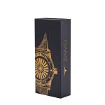 OEM Watch Cardboard Box Sliding Drawer Gift Boxes With Gold Foil Stamping Logo